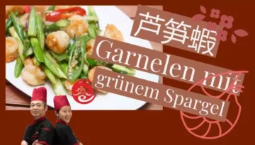 Garnelen mit Spargel