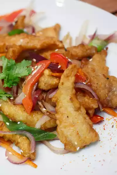 Jiao Yan Fischfilet - Salz und Szechuanpfeffer