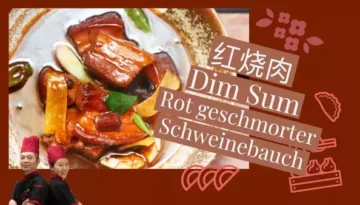 Rot geschmorter Schweinebauch