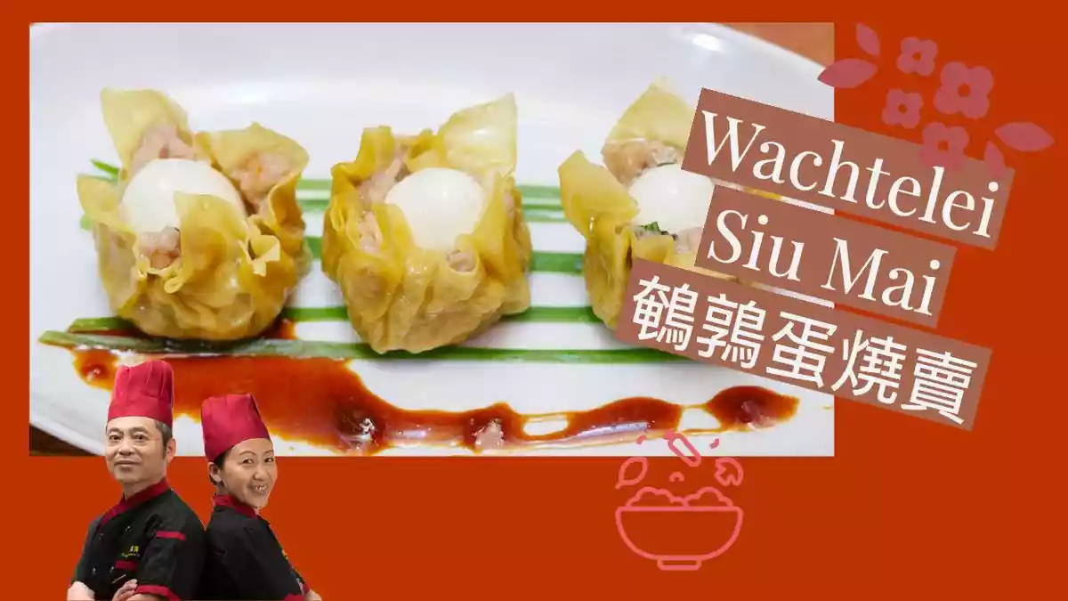 quail egg siu mai