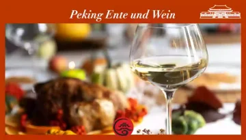 Peking Ente und Wein