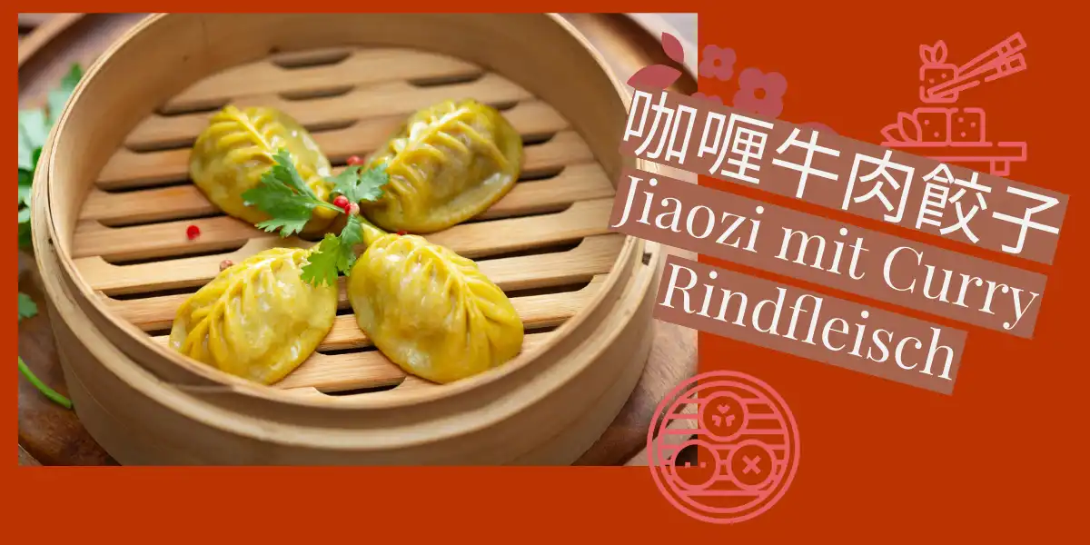 Jiaozi with curry beef