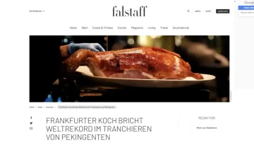 Peking Ente Weltrekord - Falstaff.com