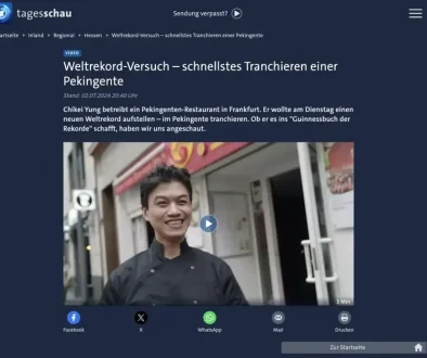Peking Ente Weltrekord - Tagesschau.de